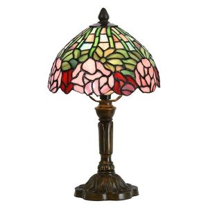 Stolní Tiffany lampa Fantina - Ø 21*39 cm 5LL-6161 obraz