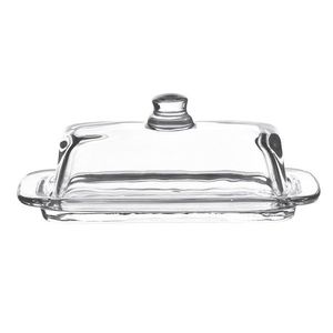 Skleněná transparentní máslenka Butter Dish - 20*9*8 cm 6GL4220 obraz