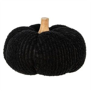 Černá textilní dekorace dýně Pumpkin XL - Ø 20*14 cm 65400 obraz