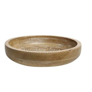 Dřevěná servírovací miska z mangového dřeva Tours Bowl - Ø 25*5 cm/ 1100ml 61083400 obraz