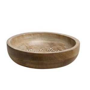 Dřevěná servírovací miska z mangového dřeva Tours Bowl - Ø 20*5 cm/ 750 ml 61083300 obraz