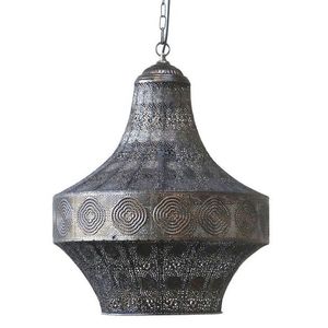 Bronzový antik kovový lustr se vzorem Vire - 47*59 cm/ E27/ 40W 71086220 (71862-20) obraz