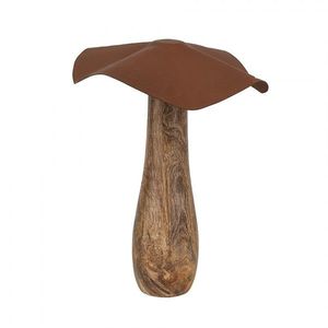 Dřevěná dekorace houba Mushroom - Ø 20*25 cm 6H2387XL obraz