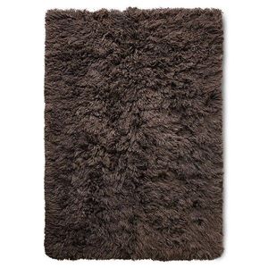 Hnědý nadýchaný vlněný koberec Fluffy rug espresso - 200*300 cm TTK3121 obraz