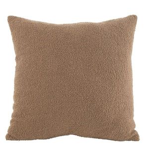 Hnědý polštář Teddy Bouclé Brown - 45*45 cm 38665 obraz