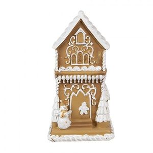 Svítící perníková chaloupka Gingerbread House - 8*8*15 cm 6PR4193 obraz