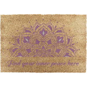 Rohožka z kokosového vlákna 60x90 cm Find Your Inner Peace – Artsy Doormats obraz