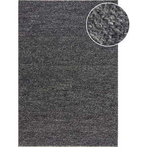 Tmavě šedý ručně tkaný koberec s příměsí vlny 80x150 cm Minerals – Flair Rugs obraz