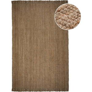 Hnědý jutový koberec Flair Rugs Jute, 200 x 290 cm obraz