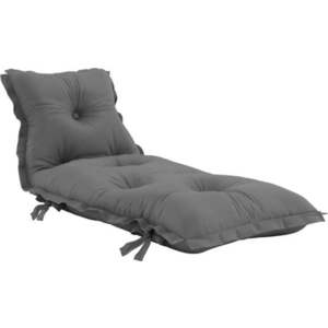 Tmavě šedý variabilní futon vhodný do exteriéru Karup Design OUT™ Sit&Sleep Dark Grey obraz