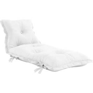 Bílý variabilní futon vhodný do exteriéru Karup Design OUT™ Sit&Sleep White obraz