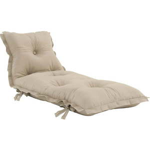 Béžový variabilní futon vhodný do exteriéru Karup Design OUT™ Sit&Sleep Beige obraz