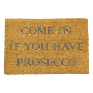 Rohožka z přírodního kokosového vlákna Artsy Doormats Come In If you Have Prosecco, 40 x 60 cm obraz