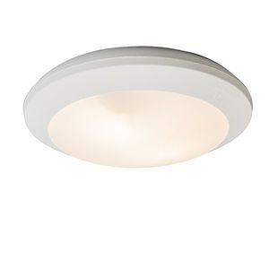 Stropní lampa bílá s pohybovým senzorem IP65 - Umberta obraz