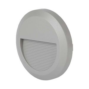 LED Solution Šedé LED schodišťové svítidlo kulaté 2W IP65 211319 obraz