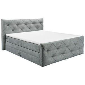 Boxspring Postel Tarragona 180x200 Cm Šedá obraz