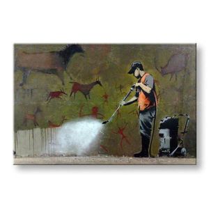 Obraz na plátně STREET ART - BANKSY 80x120 cm obraz