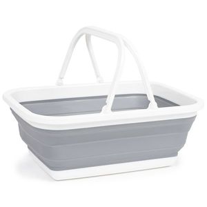 4Home Skládací silikonový nákupní košík Clean obraz