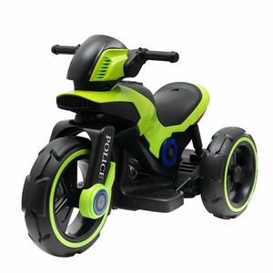 Baby Mix Dětská elektrická motorka Police, zelená obraz