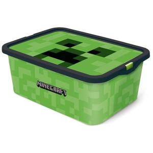 STOR Plastový úložný box s víkem Minecraft 13l obraz