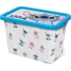 STOR Plastový úložný box s víkem Stitch 7l obraz