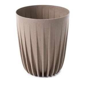 DekorStyle Květináč STRIPPED ECO VI 25 cm latte obraz