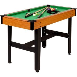 GamesPlanet® 57275 pool biliard kulečník s vybavením, 4 ft, zelený obraz