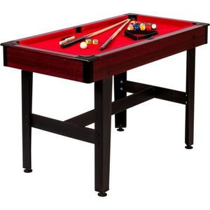 57276 GamesPlanet® pool biliard 4 ft, červený obraz