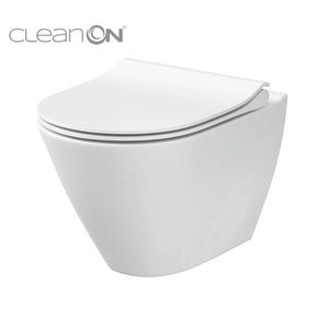 CERSANIT WC MÍSA CITY OVAL NEW CLEANON K35-025 obraz