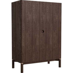 Tmavě hnědá skříňka v dekoru dubu 90x130 cm Arun – Unique Furniture obraz