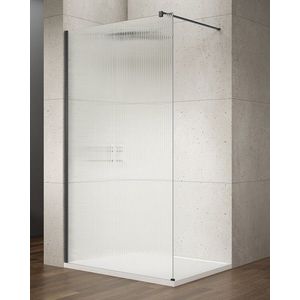 GELCO VARIO BLACK jednodílná sprchová zástěna k instalaci ke stěně, sklo nordic, 1400 GX1514-06 obraz