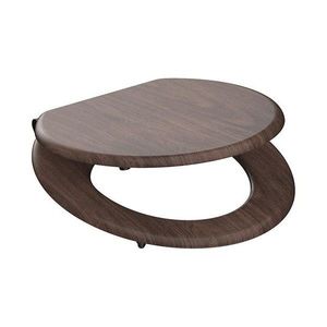 Eisl WC sedátko se zpomalovacím mechanismem SOFT-CLOSE DARK WOOD MDF 80193DARKWOOD obraz