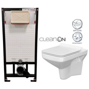 CERSANIT Závěsné WC COMO NEW CLEANON BEZ SEDÁTKA K32-020 obraz