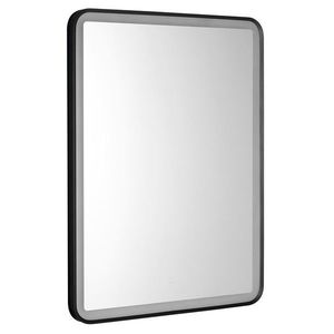 AQUALINE SWIDA zrcadlo s LED osvětlením 60x80cm, dotykový senzor, stmívatelné, černá mat SW060 obraz