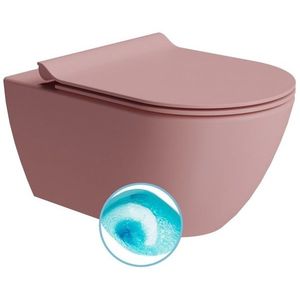 GSI PURA závěsná WC mísa, Swirlflush, 36x55cm, blush dual-mat 881524 obraz