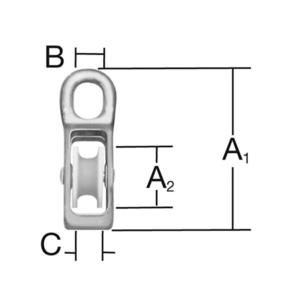 Kladka do 12 mm zn 1 ks obraz