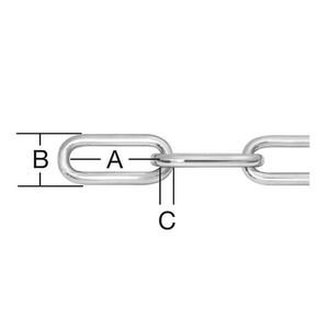 Řetěz ocel c3mm žárový zn obraz