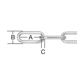 Řetěz ocel c4mm žárový zn obraz