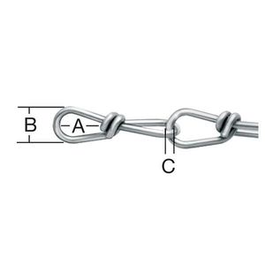 Řetěz uzlovaný 1, 6mm zn obraz