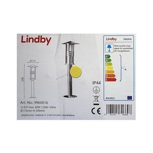 Lindby Lindby - Venkovní lampa ERINA 1xE27/60W/230V IP44 obraz