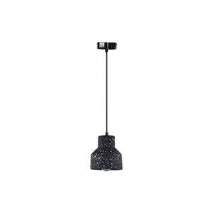 Lustr na lanku TERRAZZO 1xE27/60W/230V pr. 12 cm černá obraz