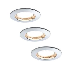 Paulmann Paulmann 92829 - SADA 3x LED/6, 8W IP44 Koupelnové stmívatelné svítidlo COIN 230V obraz