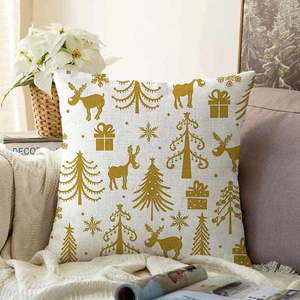 Vánoční žinylkový povlak na polštář Minimalist Cushion Covers Christmas, 55 x 55 cm obraz