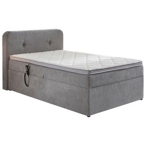 Carryhome POSTEL BOXSPRING, 100/200 cm, textil, světle šedá obraz