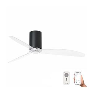 FARO Barcelona FARO 32041WP - Stropní látor MINI TUBE FAN M černá pr. 128 cm SMART + DO obraz