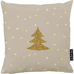 Povlak na polštář s vánočním motivem 45x45 cm Gold Tree – Butter Kings obraz