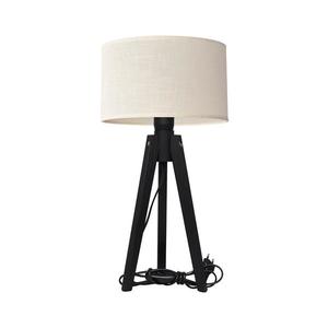 Stolní lampa ALBA 1xE27/60W/230V krémová/borovice obraz