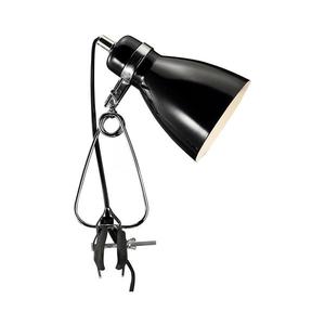 Nordlux Nordlux - Stolní lampa s klipem CYCLONE 1xE14/15W/230V černá obraz