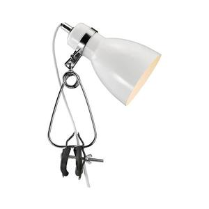 Nordlux Nordlux - Stolní lampa s klipem CYCLONE 1xE14/15W/230V bílá obraz