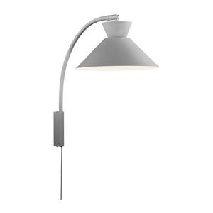 Nordlux Nordlux - Nástěnná lampa DIAL 1xE27/40W/230V šedá obraz